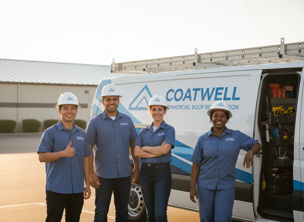 Commercial roof coating company in Blairs, VA